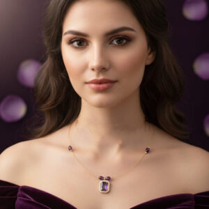 Transparent chain with  pendant